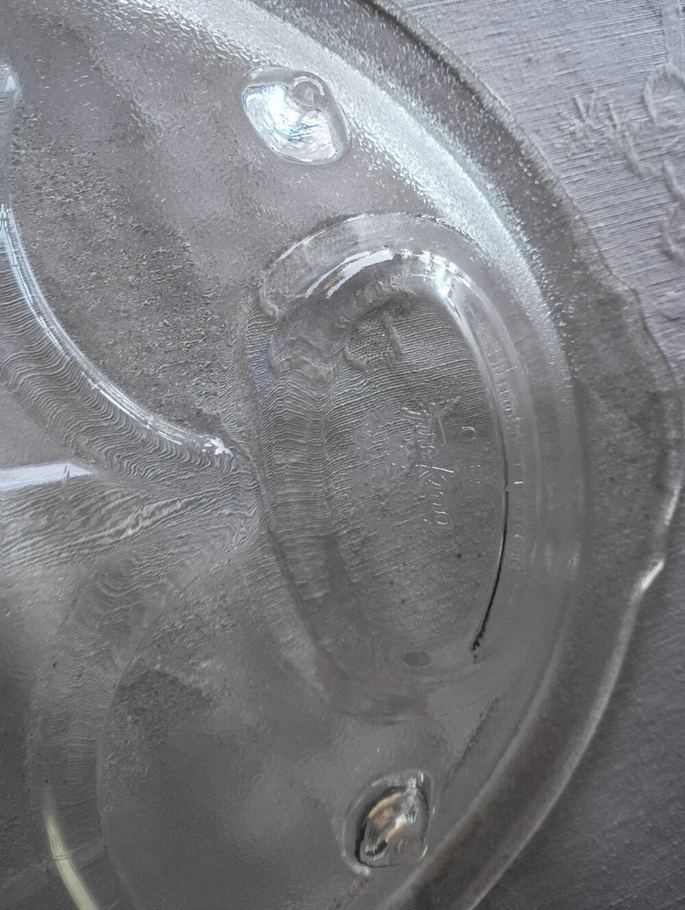 Fire King Vintage Ovenware Clear Glass Baking Dish/Platter, Oval, Fo Made In USA